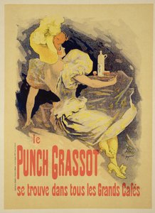 「パンチグラッソ」のポスター広告の複製、1895